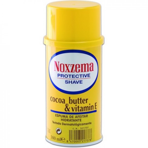 Noxzema Protective Shave Espuma de Afeitar Manteca de Cacao 300ml