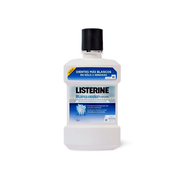 LISTERINE BLANQUEADOR AVANZADO COLUTORIO 500ML