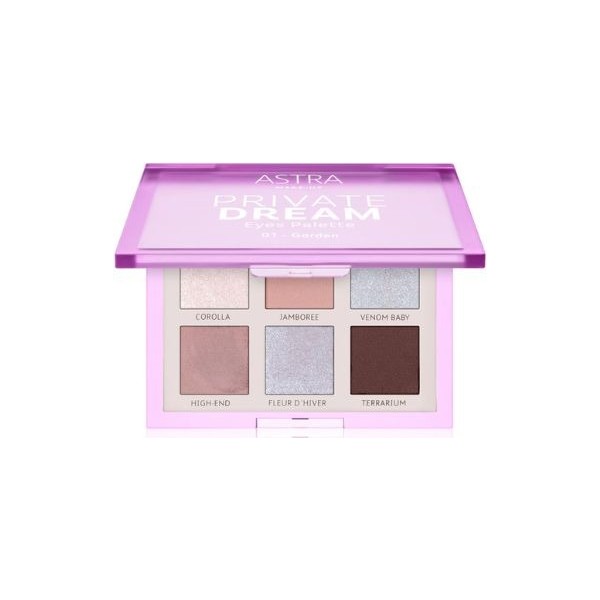 Astra paleta de sombras private dream Nº01 garden