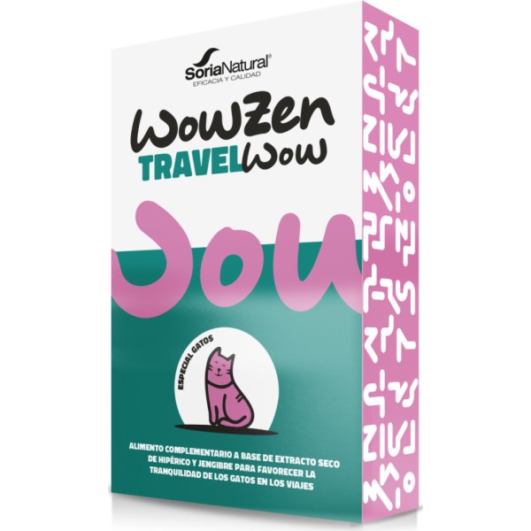Travel Wow Gatos Soria Natural 12 Comprimidos